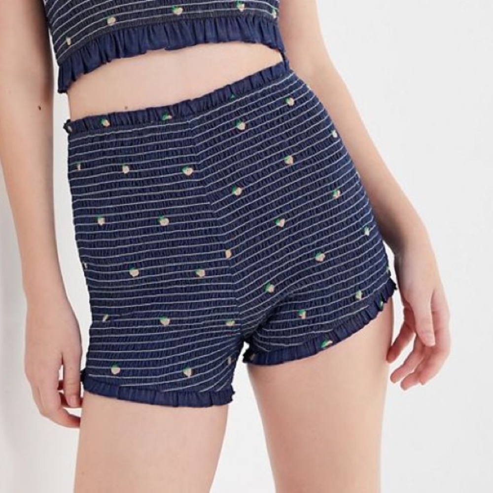 Urban Outfitters Ruffle High Waist Pinup Short